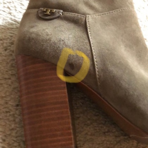 Tory Burch putty Grey Suede Boots - Picture 8 of 9